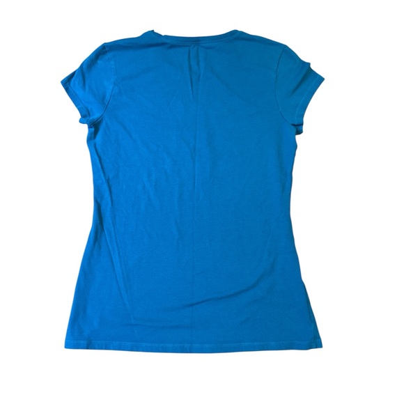 GAP Women's Short Sleeve Teal Top - Picture 2 of 3